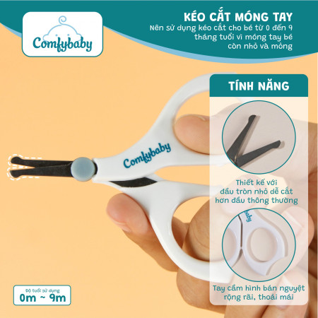 Bộ cắt dũa móng 4 trong 1 cho bé ComfyBaby BM1