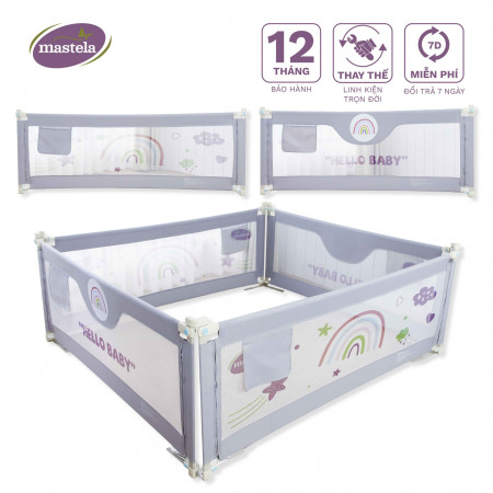 Thanh chắn giường điều chỉnh độ cao 4Babies 015 Hello Baby 1.8M