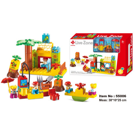 Đồ chơi Smoneo Duplo Lego 55006 - Bộ đồ chơi lắp ghép Nông trại hạnh phúc 48 chi tiết Toyshouse 