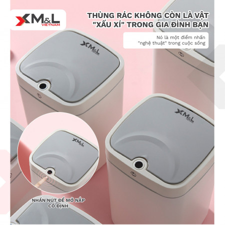 Thùng rác cảm ứng thông minh 18 lít M&L