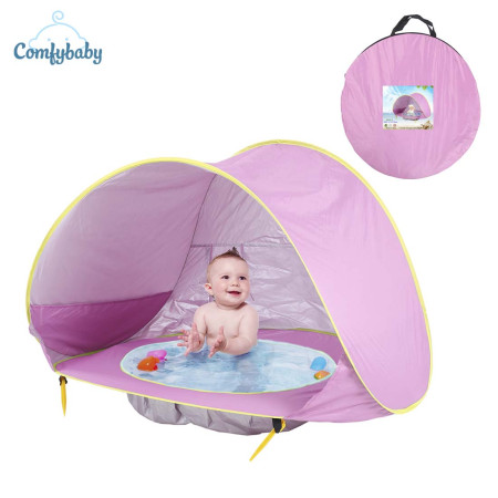 Lều đi biển che nắng cho bé Chống tia UV 50+ 4babies - Comfybaby - PQ122 - đồ chơi bãi biển