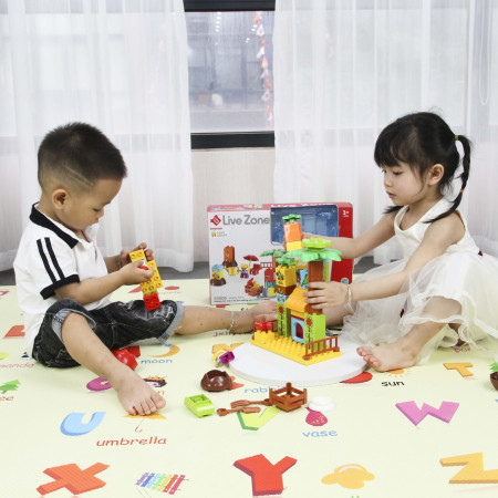 Đồ chơi Smoneo Duplo Lego 55006 - Bộ đồ chơi lắp ghép Nông trại hạnh phúc 48 chi tiết Toyshouse 