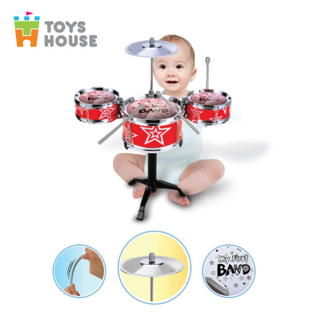 Bộ trống đồ chơi Jazz Drum cho bé Toys House TH1220-3303