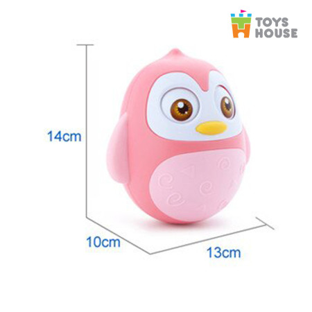 Đồ trang trí phòng/ Đồ chơi lật đật hình Cú mèo Toyshouse - đồ decor dễ thương- 0720-TH-HE0201-P