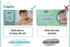 Cách phân biệt gối chặn sợi tre bamboo Comfybaby chính hãng và sản phẩm không rõ nguồn gốc