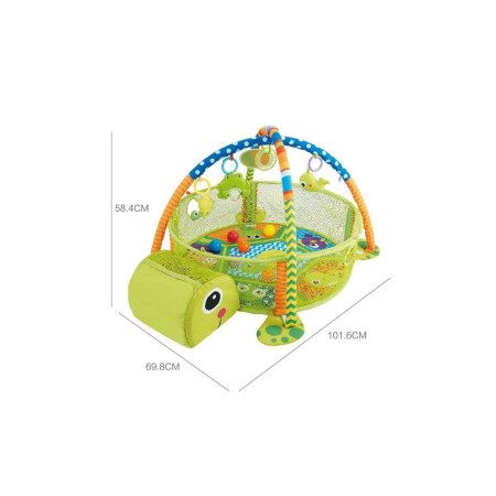 Thảm nằm chơi hình con rùa 2 trong 1 Konig Kids 63545