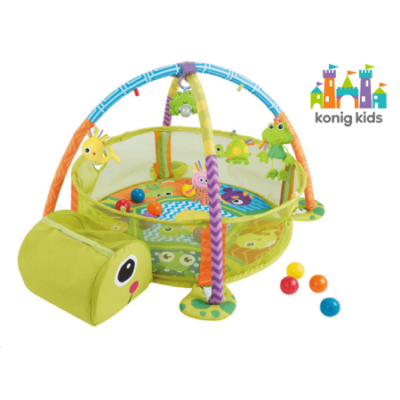 Thảm nằm chơi hình con rùa 2 trong 1 Konig Kids 63545