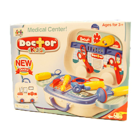 Vali đồ chơi bác sĩ màu xanh Toys House 008-918