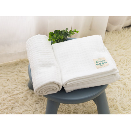 Khăn tắm 100% Cotton cao cấp Comfybaby  KT01-150-W size 75x150cm