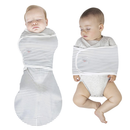 Nhộng chũn kiêm quấn ủ và túi ngủ cho bé 3 trong 1 TinyLove TL1020-CC01 màu hồng kẻ sọc