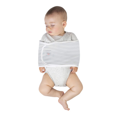 Nhộng chũn kiêm quấn ủ và túi ngủ cho bé 3 trong 1 TinyLove TL1020-CC01 màu xanh kẻ sọc