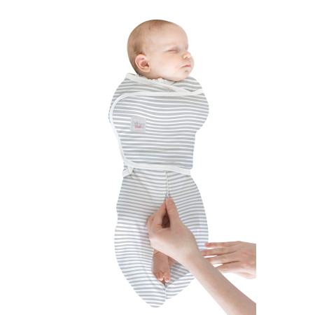 Nhộng chũn kiêm quấn ủ và túi ngủ cho bé 3 trong 1 TinyLove TL1020-CC01 màu be kẻ sọc