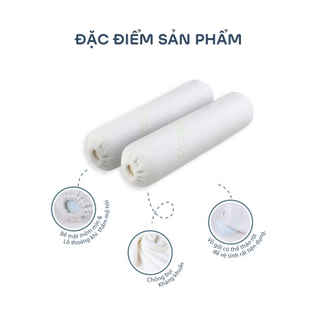 Gối chặn - Gối ôm 2in1 cho bé vỏ sợi tre Bamboo Comfybaby- CF062020-N06