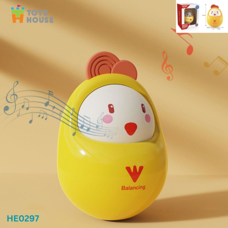 Đồ Chơi Lật Đật Cho Bé Hình Gà Con Dễ Thương Toyshouse HE0297